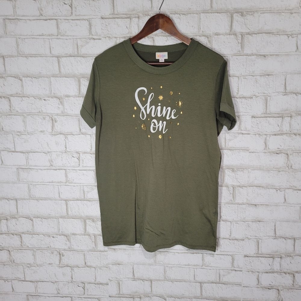 LuLaRoe "Shine On" graphic tee